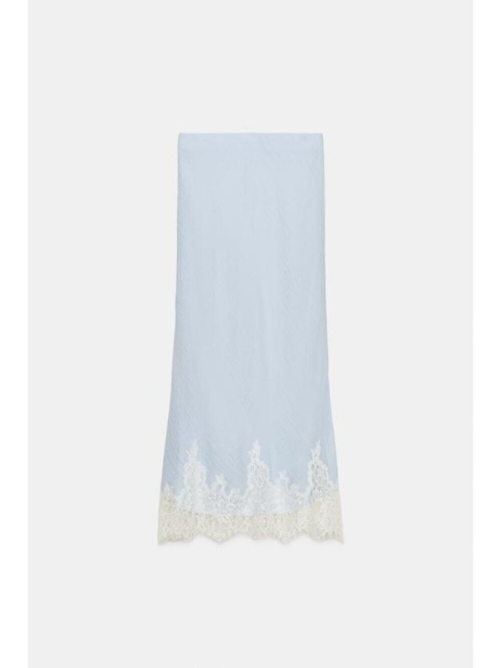 ZARA LACE MIDI SKIRT - Picture 8 of 10